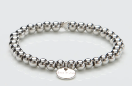 Parelarmband Zilver Edelstaal Ella in Love