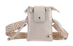 Champagne crossbody en telefoontasje Horton - I'm Dutch