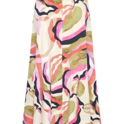 Rok Picasso Print Multicolour Travelstof - Mi Piace
