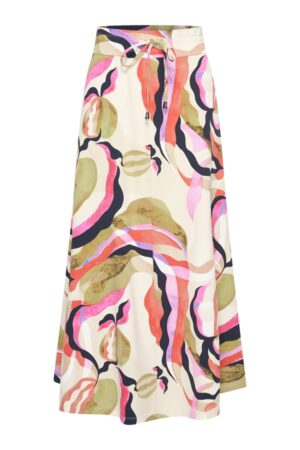 Rok Picasso Print Multicolour Travelstof - Mi Piace