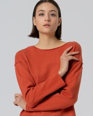 Sweater oversized model ronde hals Tile WNT25 - Surkana