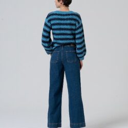 Broek Wide Leg Jeans Indigo WNT25 - Surkana
