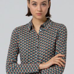 Blouse Bottle Green WNT25 - Surkana