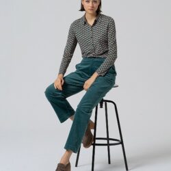 Blouse Bottle Green WNT25 - Surkana