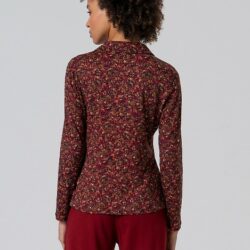 Blouse Smoking Collar Tile WNT25 - Surkana