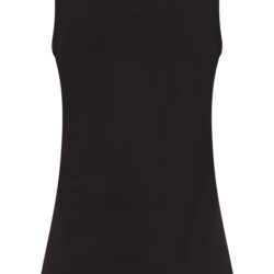 Top Mouwloos Black Lace met kant Travelstof - Mi Piace