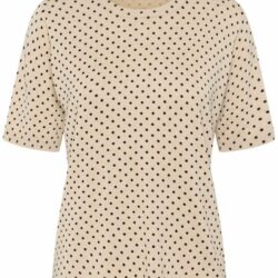Top KAliz Feather Gray Melange/Black Dot - Kaffe