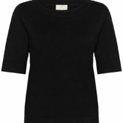 Trui KAlizza Boatneck Solid Black Deep - Kaffe