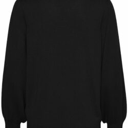Trui KAlizza Round Neck Buttons Black Deep - Kaffe