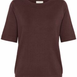 Trui KAlizza Boatneck Solid Fudge - Kaffe