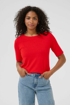 Trui KAlizza Boatneck True Red - Kaffe