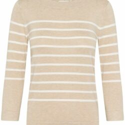 Trui KAlizza Boatneck Feather Grey Melange - Kaffe