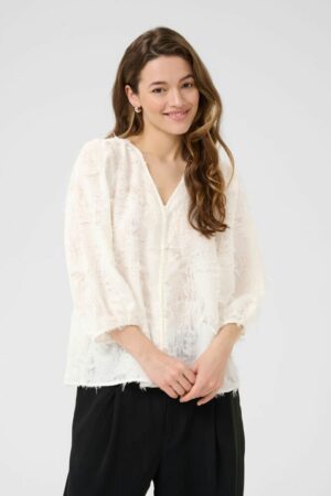 Blouse KApariva Chalk - Kaffe