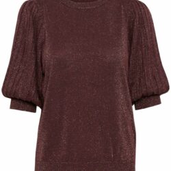 Trui KAregina Pleat Fudge - Kaffe