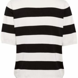 Trui KAlizza Striped V-Neck Turtledove/Black - Kaffe