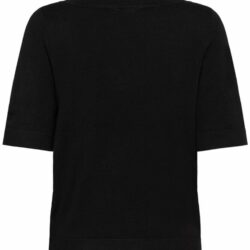 Trui KAlizza Boatneck Solid Black Deep - Kaffe