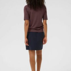 Trui KAlizza Boatneck Solid Fudge - Kaffe