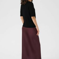 Trui KAlizza Boatneck Solid Black Deep - Kaffe