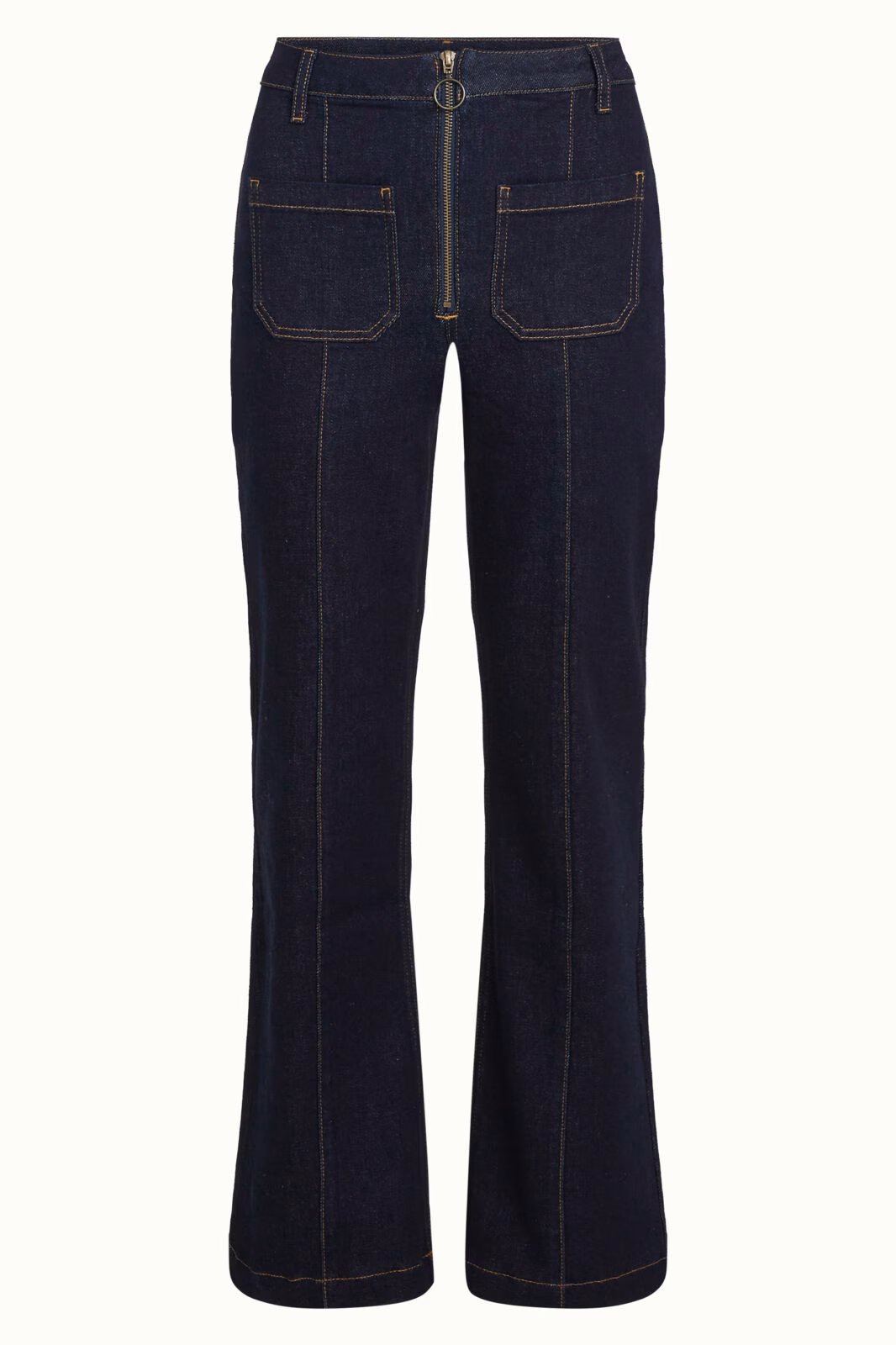 Broek Chris Zip Pants Walker Denim - Indigo Blue - King Louie