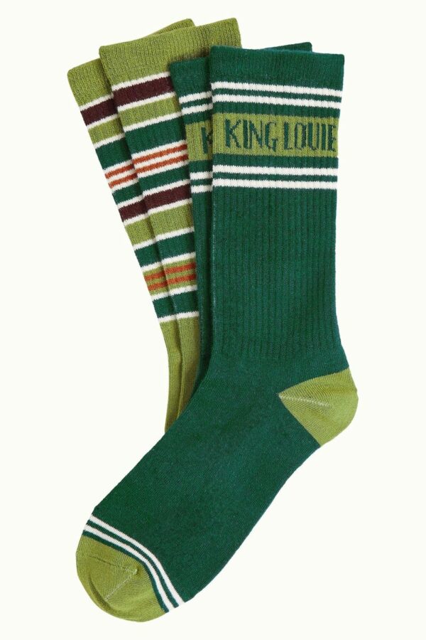 Sokken 2-Pack Logo - Pine Green - King Louie