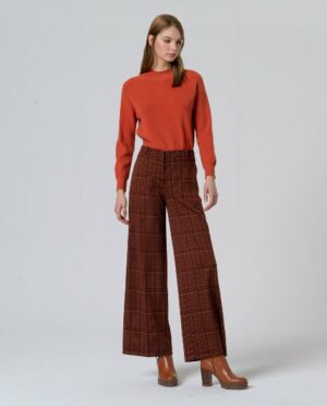 Broek Straight Jacquard Tile WNT25 - Surkana