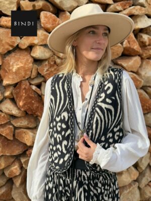Gilet Indigo Afrika - Bindi
