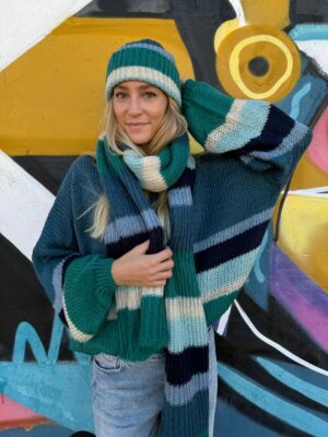 Trui Stripe Pull MH Combi Blue - Bindi