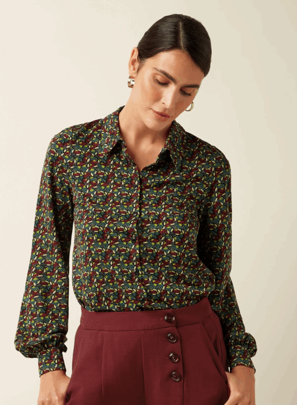 Blouse Maisie Mirth Jersey - Rhubarb Red- King Louie