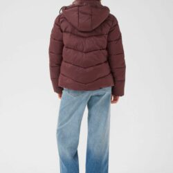 Winterjas KAsuzanne kort model- Fudge - Kaffe