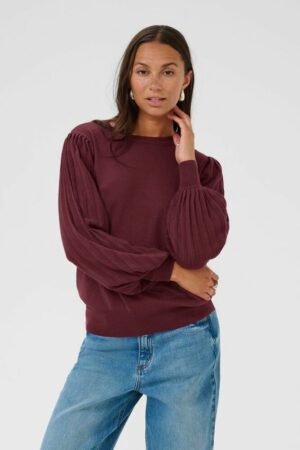Trui KAlone Knit Windsor Wine - Kaffe