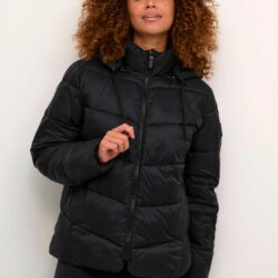 Winterjas KAsuzanne kort model- Black - Kaffe
