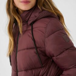Winterjas KAsuzanne kort model- Fudge - Kaffe