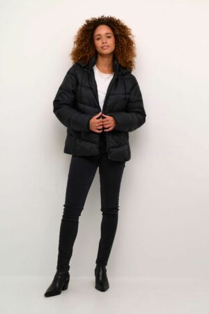 Winterjas KAsuzanne kort model- Black - Kaffe