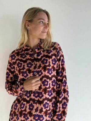 Blouse Sissy Printed Rayon Sixties - Bindi