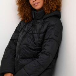 Winterjas KAsuzanne kort model- Black - Kaffe