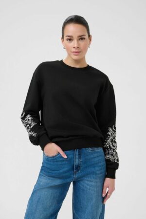 Trui KAvivian Black Deep - Kaffe