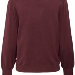 Trui KAlizza Round Neck Buttons Windsor Wine - Kaffe