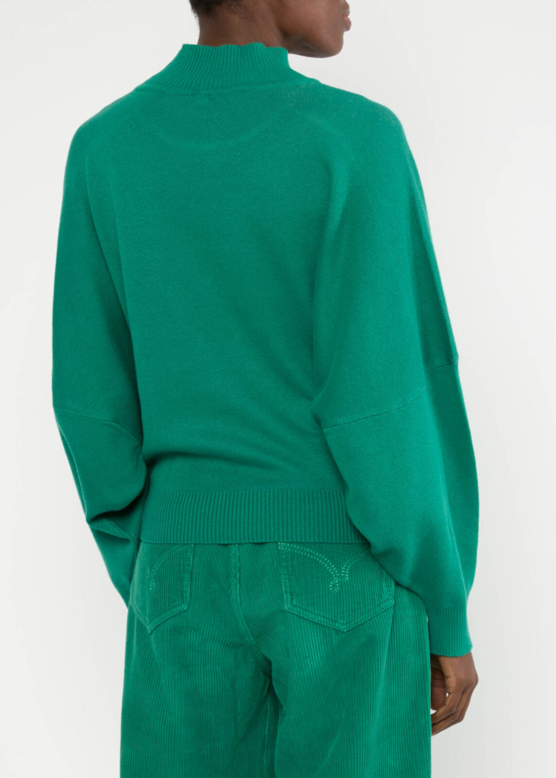 Trui Diamond Loom Egg - Chunky Pullover Green - Blutsgeschwister