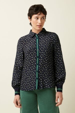 King Louie Winona Blouse Calme – Stijlvolle Blouse met Grafische Print