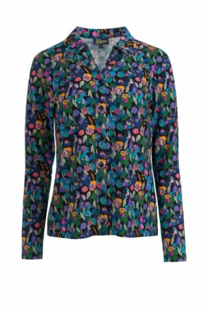 Anna Blouse Long Sleeve LAWI2522 - Color Splash - LaLamour