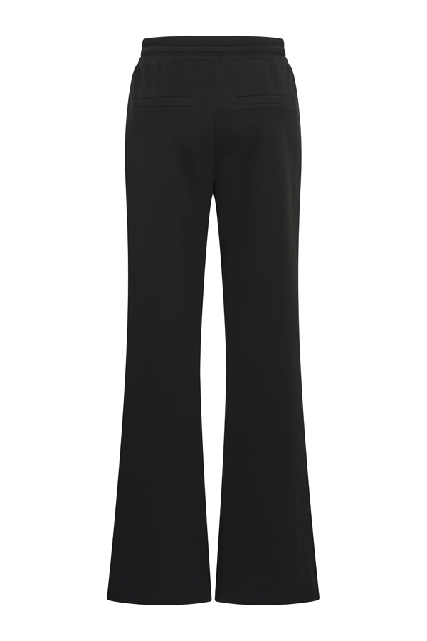 Broek Wide Leg Contrast Stripe - Black - Mi Piace