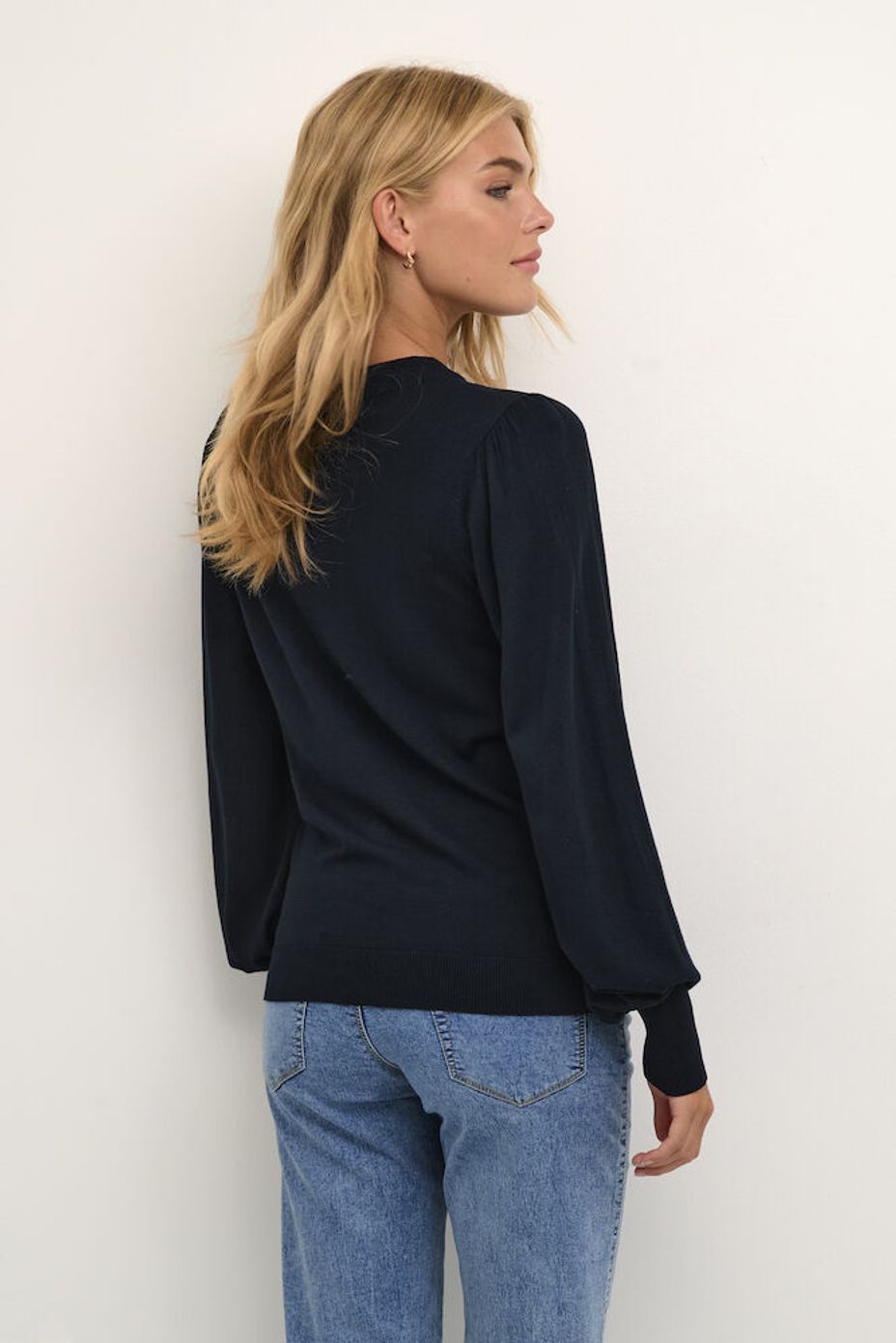 Trui KAlizza Round Neck Knit - Midnight Marine - Kaffe