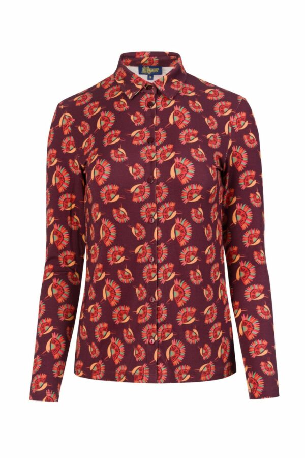 Sill Blouse LAWI25401 - Bird of Paradise - LaLamour