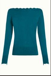 Trui Audrey Top Cocoon - Spruced Green - King Louie