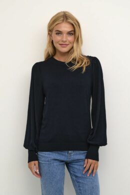 Trui KAlizza Round Neck Knit - Midnight Marine - Kaffe