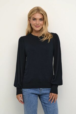 Trui KAlizza Round Neck Knit - Midnight Marine - Kaffe