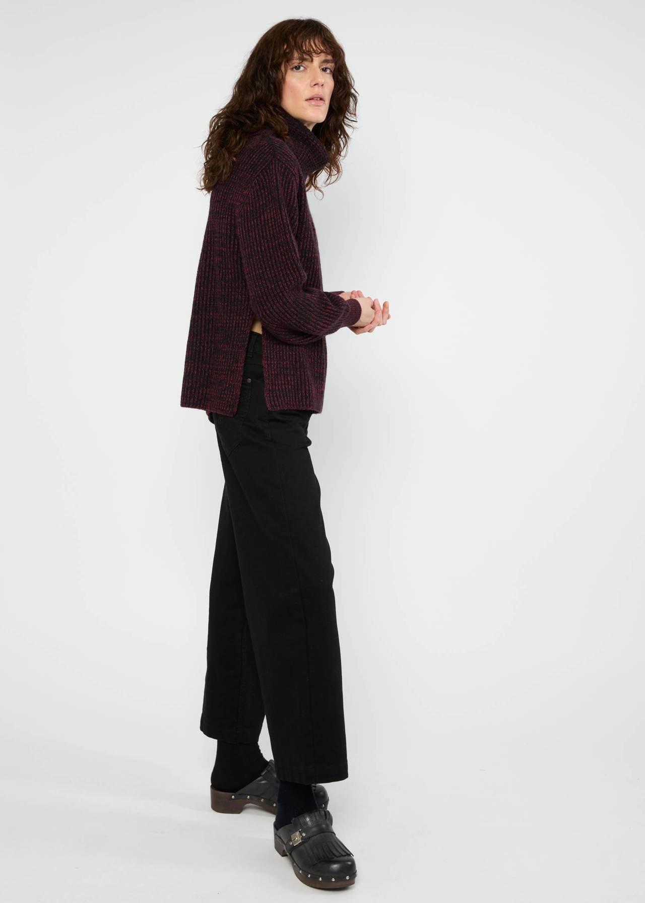 Trui Winter Jumper Heritage Hug - Star Rain Knit Black - Blutsgeschwister