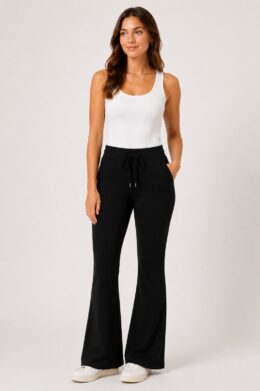 Heavy Travel Broek Rechte Pijp MP202136 - Black - Mi Piace