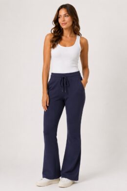 Heavy Travel Broek Rechte Pijp MP202136 - Dark Blue - Mi Piace