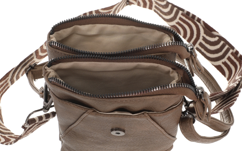 Dark Camel crossbody en telefoontasje Horton - I'm Dutch